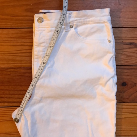 Gloria Vanderbilt Amanda White Cropped Pants Capris, EUC, 14 - Picture 6 of 11